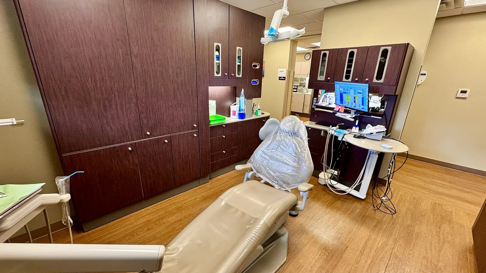 Dental treatment room in a modern clinic